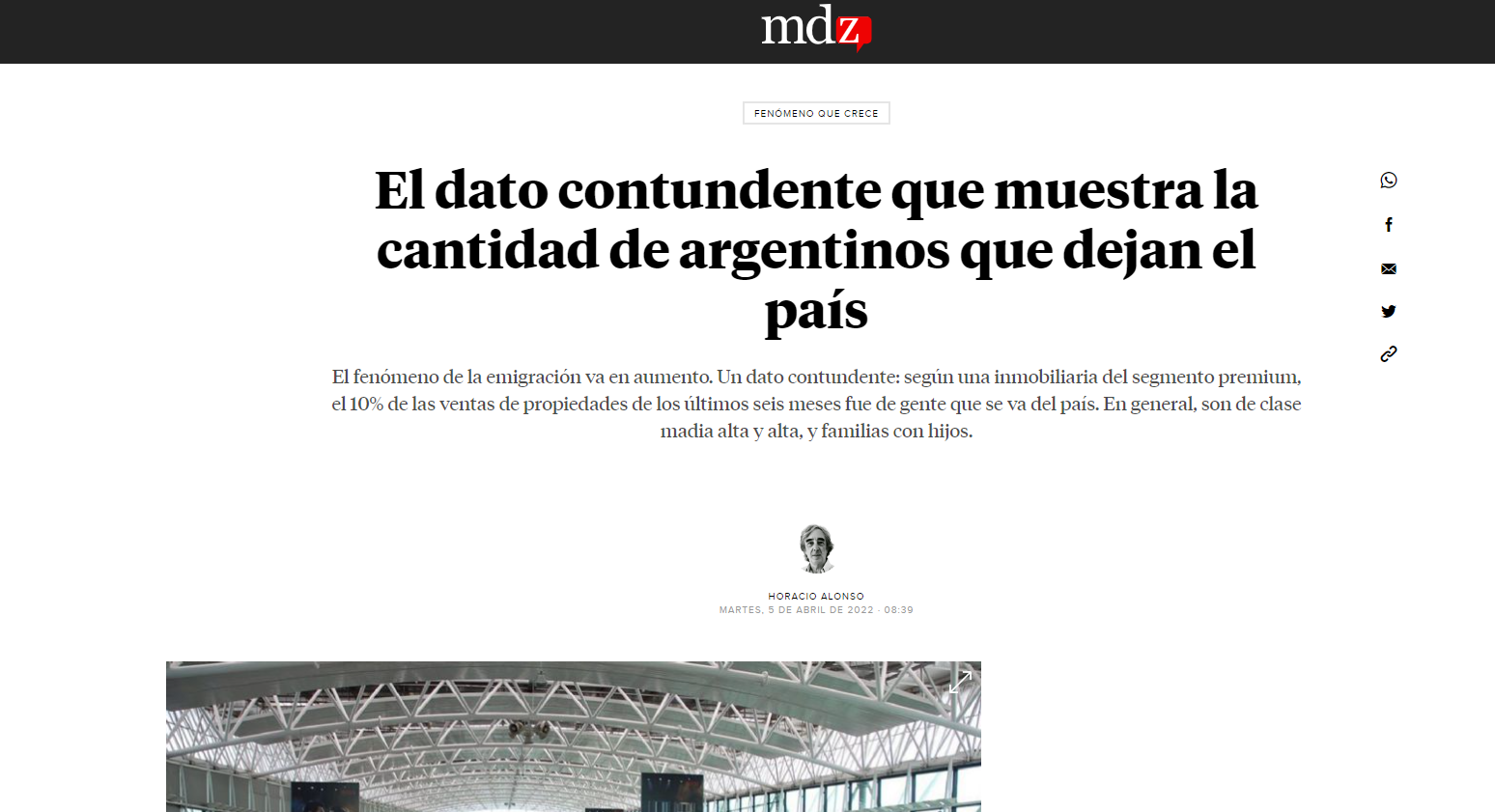 El dato contundente que muestra la cantidad de argentinos que dejan el país
