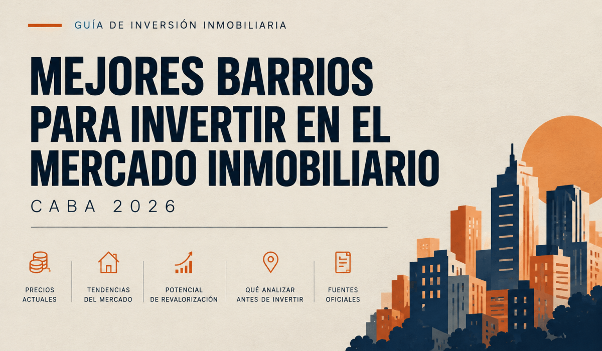 Mejores barrios para invertir en CABA en 2026